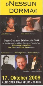 17 Oktober 2009 Alte Oper Frankfurt Gala Konzert, arie Eboli. 02